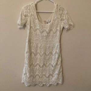 Fringe lace dress